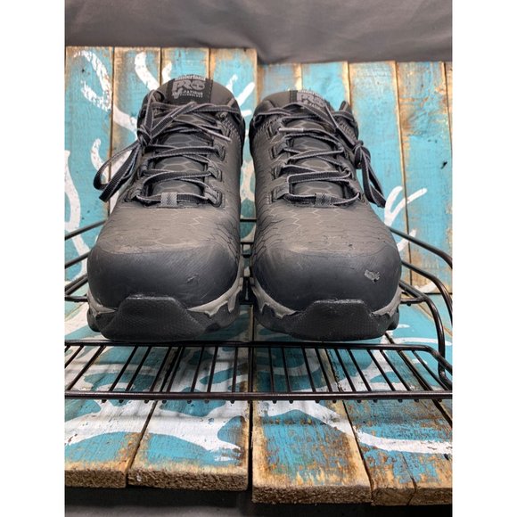 Timberland Pro Work Shoes Powertrain Sport MENS Black Lace Up Alloy Toe Sz 11M main image 5